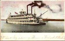 Postcard Excursion Steamer W.W. picture