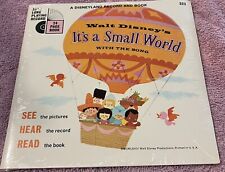 Walt Disney See Hear Read It's a Small World Book & Record New Sealed 1968 picture