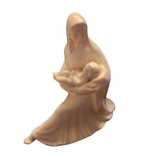 Vtg Madonna Child virgin Mary baby Jesus Figurine Ceramic Holland Mold Mcm picture