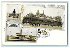 c1900s Hotel, Steamboat and Nix Mate in Nantasket, Massachusetts MA Postcard picture