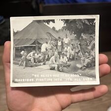 Rare 14th Marines WW2 VJ Day Celebratory Picture August 15 1945 Fighting 14th picture