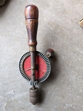 Antique Vintage Hand Crank Drill Screwdriver Handheld Manually Operated USA picture