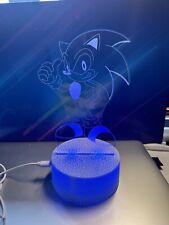creative 3d visualization lamp Sonic The Hedgehog picture