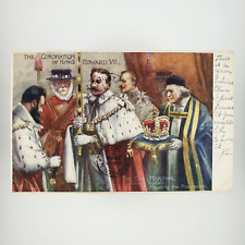 Coronation King Edward VII Postcard c1903 Earl Marshal Duke Norfolk Tuck A3202 picture