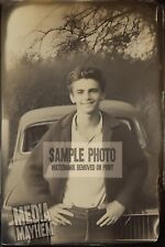 Handsome man hanging in parking lot Print 4x6 Gay Interest Photo #754 picture