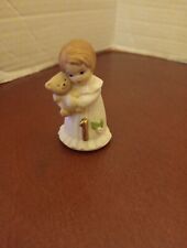  Enesco Growing Up Birthday Girl Brunette AGE 1  1982  Porcelain Figurines  picture