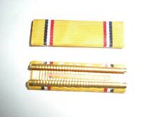 1950'S US ARMY AMERICAN DEFENSE MEDAL RIBBON -CRIMPED BACK picture