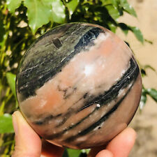 1.74LB Natural Sunstone Ball Quartz Crystal Sphere Polished Healing Stone Decor picture