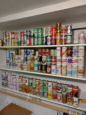 beer can collection lot vintage Empty 235 Cans Pull Tab Steel / Aluminum 70-80’s picture