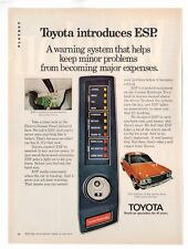 1974 Toyota ESP Electro Sensor Panel Vintage Print Ad 1970s picture