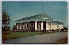 Manassas VA Virginia Postcard National Battlefield Park Museum Building Exterior picture