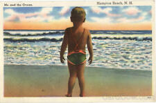 1952 Hampton Beach,NH Me and the Ocean Tichnor Rockingham County New Hampshire picture