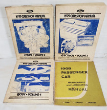 Ford 1979 Trucks Shop Vol. 2,3,4 Manuals & 1968 Passenger Car manual picture