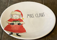 Rae Dunn Mrs. Claus 8” Christmas Cookie Plate picture