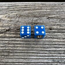 DICE BLUE VALVE DUST CAPS FITS OLD SCHOOL FREESTYLE BMX 1985 HARO MASTER SKYWAY picture