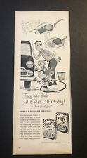 1950’s Ralston Rice Chex Cereal Bite Size Magazine Ad picture
