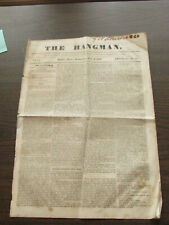 EXECUTION NEWS THE HANGMAN 1845 FEMALE SLAVE A PIRATE AND A MORMON picture