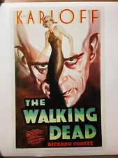 The Walking Dead Movie Poster art Boris Karloff 12x18 Fine Art Print Repro picture