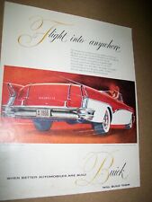 1956 Buick Roadmaster Convertible women's-mag car ad -
