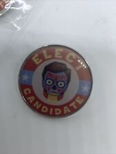 They Live (Enamel Pin) elect sci-fi horror movie campaign candidate, RETRO, NEW picture