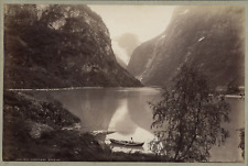 James Valentine, Norge, Loen, Nordfjord Vintage Albumen Print Albumin Print  picture