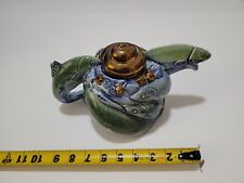Vintage Andy Titcomb 1992 Fish Shell Ceramic Teapot Signed Made in England Rare picture