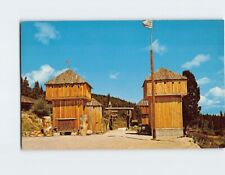 Postcard Entrance to Frontier Town Montana USA picture