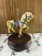 Vintage Carousel Horse Music Box The Plan It Earth Special Gifts Carousel Waltz picture