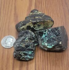 San Pedro Variscite/Turquoise stabilized rough for cabbing - 195 grams picture