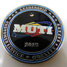 MUTI LEADERSHIP CUSTOMER SERVICE QUALITY SAFETY CHALLENGE COIN picture