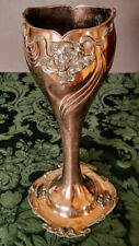 Copper & Pewter 1870's Hand Hammered & Designed Unique Goblet or Vase Well Done  picture