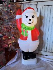 Vintage Blow Mold Santa Bear Don Featherstone Signed Union ProductsNew Old Stock picture