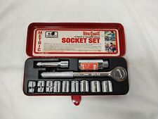 Vintage Bernz-O-Matic 13 Piece Ratchet Socket Set 3/8