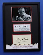 J.R.R. TOLKIEN AUTOGRAPH framed artistic display The Hobbit Lord of the Rings picture
