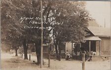 Street South View Chatsworth New Jersey Dog,Stroller,Bicycles 1909 RPPC Postcard picture