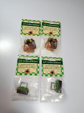 Lot of 4 Li'l Collectibles Resin Miniature-Herbs/Potting Soil-NEW picture