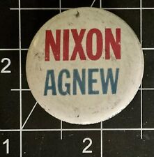 Nixon / Agnew * 1968 * Vintage Presidential Campaign Button * GOP * Republican picture