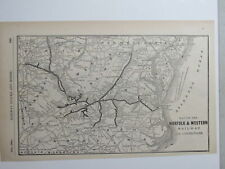 Original map of the Norfolk & Western Railway  ~ 1906 picture