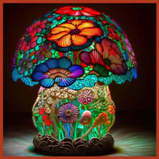 Modern Psychedelic Flower Table Mushroom Lamp picture