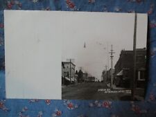 (1032) Old Postcard ? Plymouth Wis  Main St Stanley Wis  1908 Dingman Plymouth picture