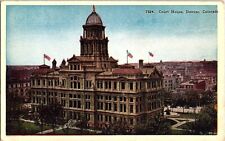 Court House Denver Colorado Vintage Postcard Standard View Card picture