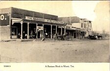 Business Block, MIAMI, Texas Postcard picture