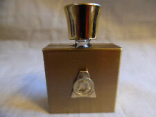 Vintage Mini Glass And Metal Bottle With Bell Telephone Logo picture