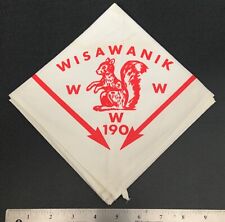Vintage OA WISAWANIK LODGE 190 Order of the Arrow NECKERCHIEF WWW Oklahoma picture