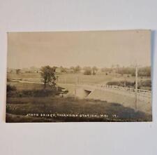 Thorndike Maine State Bridge Antique Real Photo Postcard by Eastern Illustrating picture
