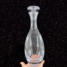 Kate Spade Lenox Clear Glass Crystal Decanter W Stopper Marked Our Vintage Glass picture