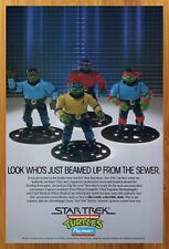 1994 Playmates Star Trek Ninja Turtles Figures Print Ad/Poster TMNT Toy Art 90s picture