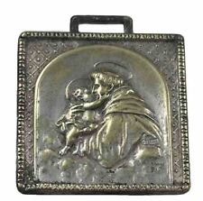 Vintage Catholic St Anthony Worn Religious Medal picture