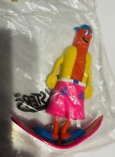 1993 Nathan’s Famous The franksters Surfing Figure Rare Sealed Unique Toy picture