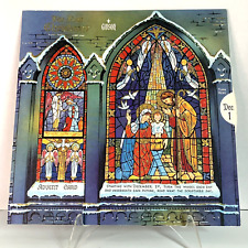 Vtg Gibson Advent Calendar The First Christmas Turn Wheel Orig Envelope 51631 picture